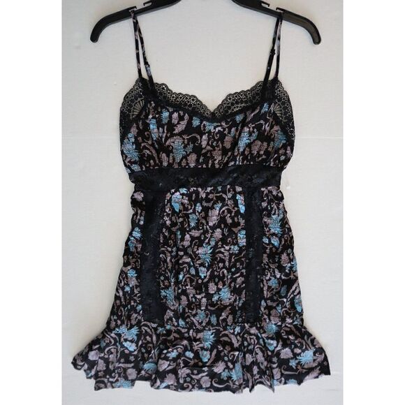 Free People OB1549094 Women Sz S Black Last Night Mini Sleeveless Slip Dress - Picture 8 of 10